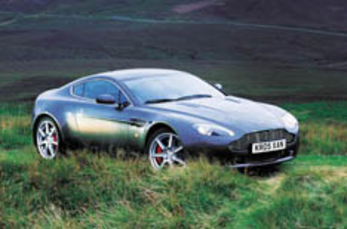 Aston V8 goes rallying!