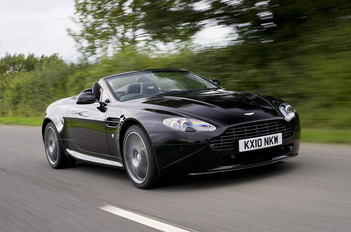 Aston's lighter Vantage roadster