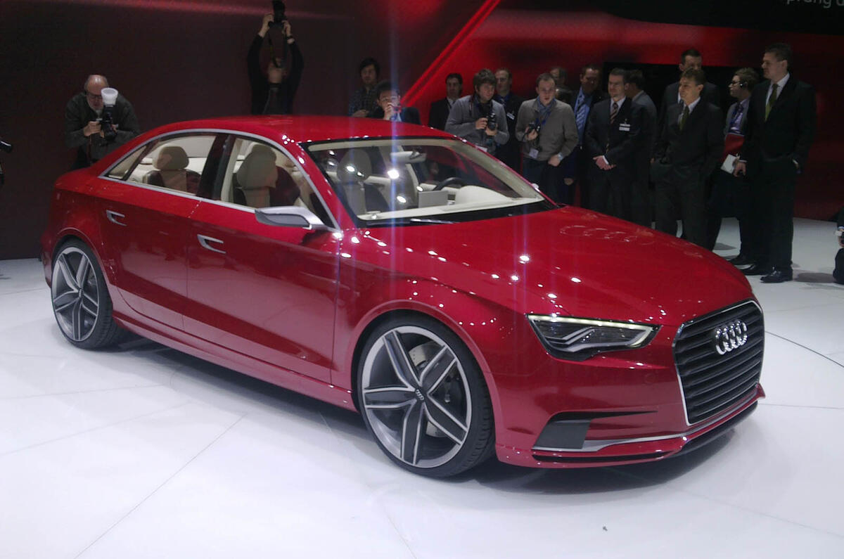 Geneva motor show: Audi A3 saloon