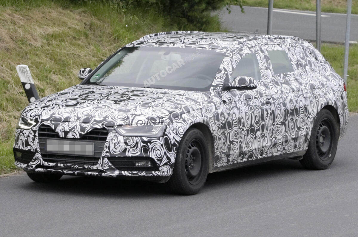 Revised Audi A4 scooped