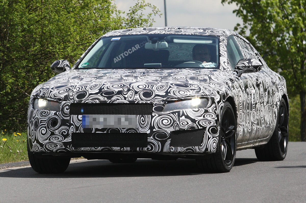 Audi S7 begins testing