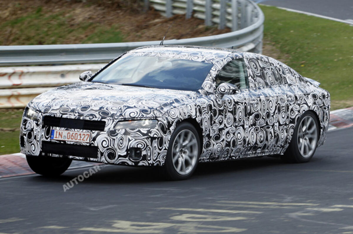 no title Audi A7 spied; on sale 2011
