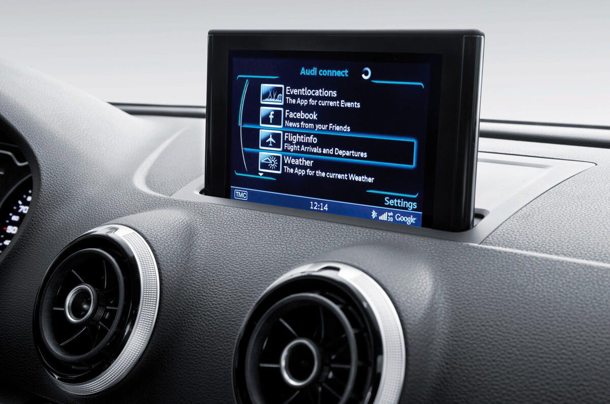 New Audi A3 interior shown at CES