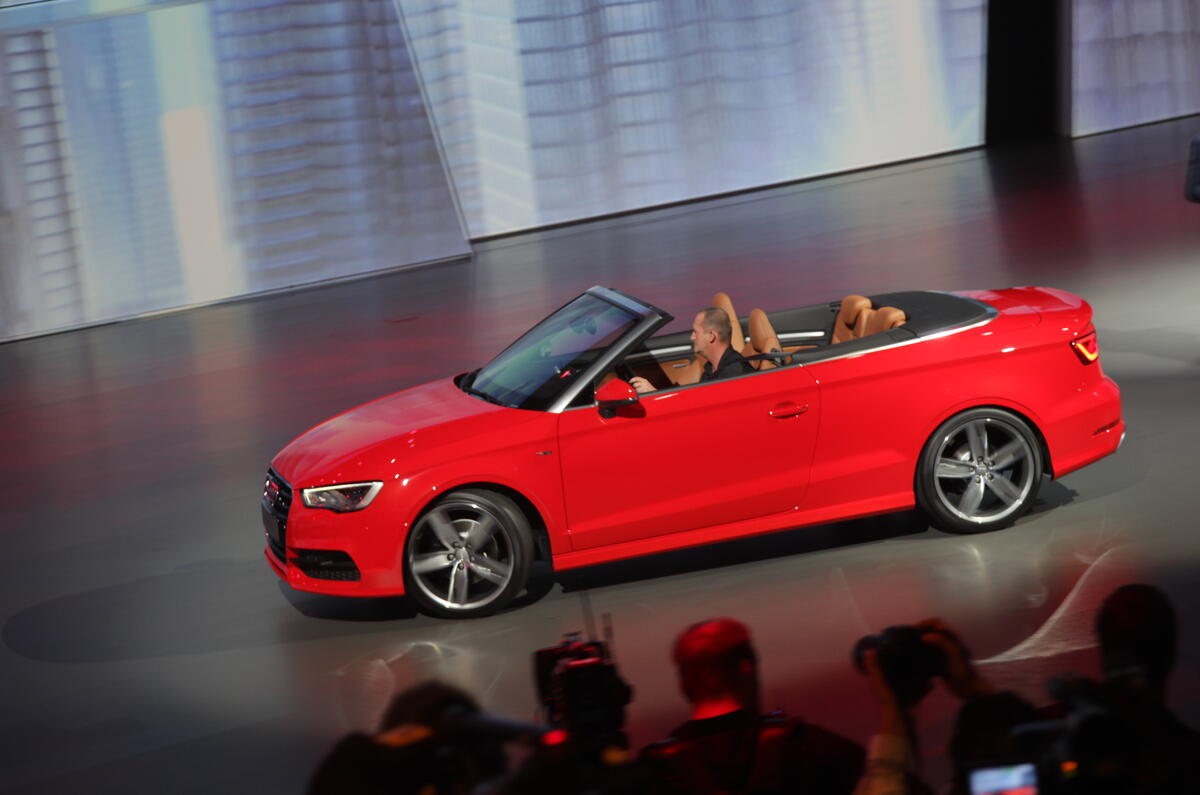 Frankfurt motor show 2013: Audi A3 cabriolet
