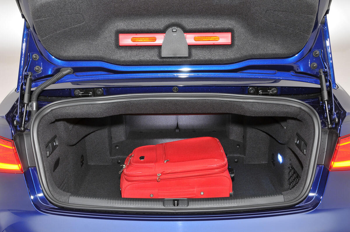 Audi A3 Cabriolet boot space