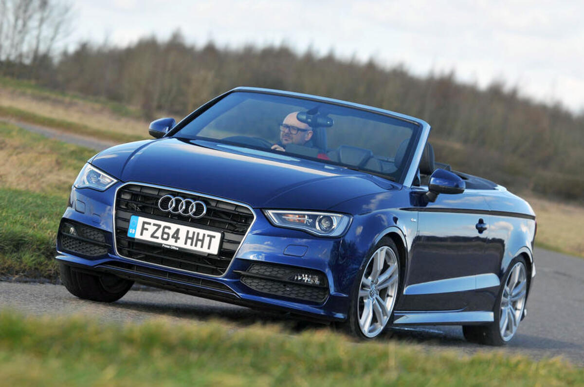 audi a3 cabriolet cornering Audi A3 Cabriolet cornering