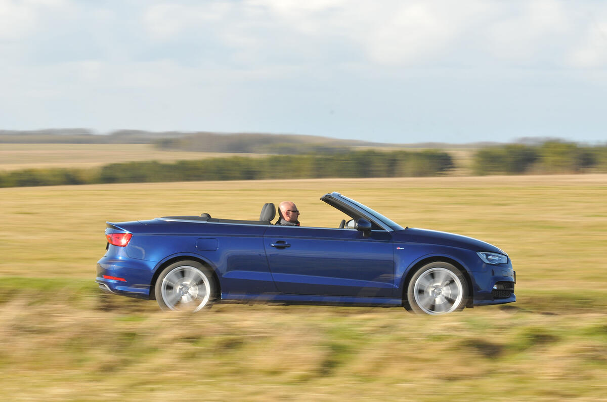 Audi A3 Cabriolet side profile