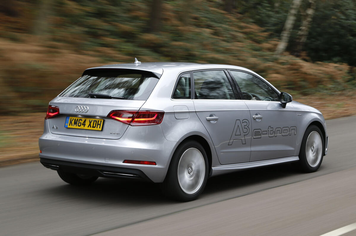 Audi A3 e-tron rear quarter