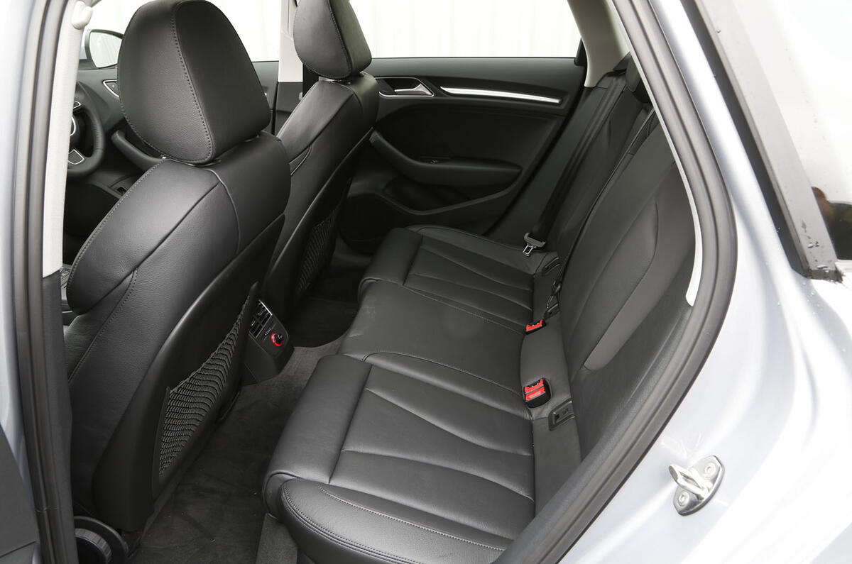 Audi A3 e-tron rear seats