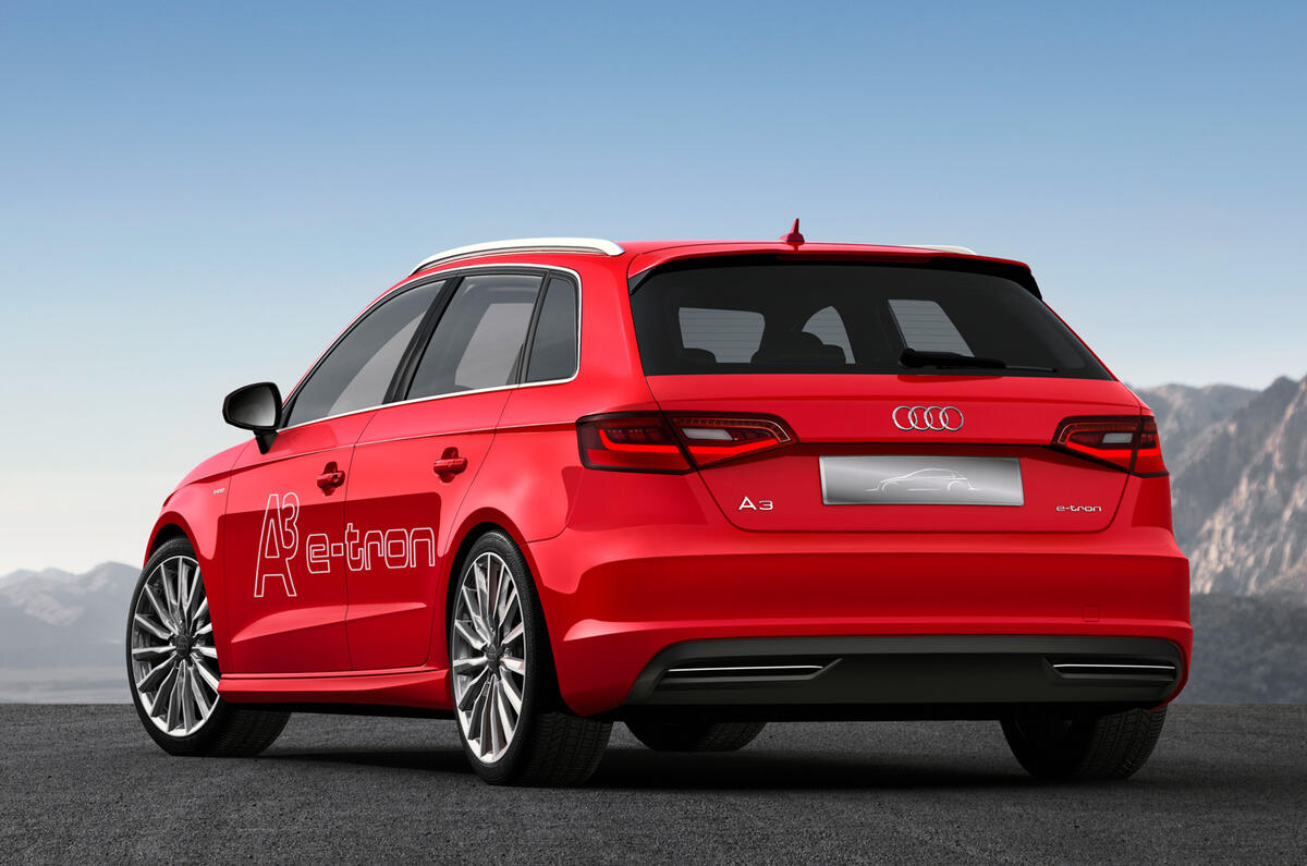 no title Audi A3 e-tron range extender hybrid to arrive in summer 2014