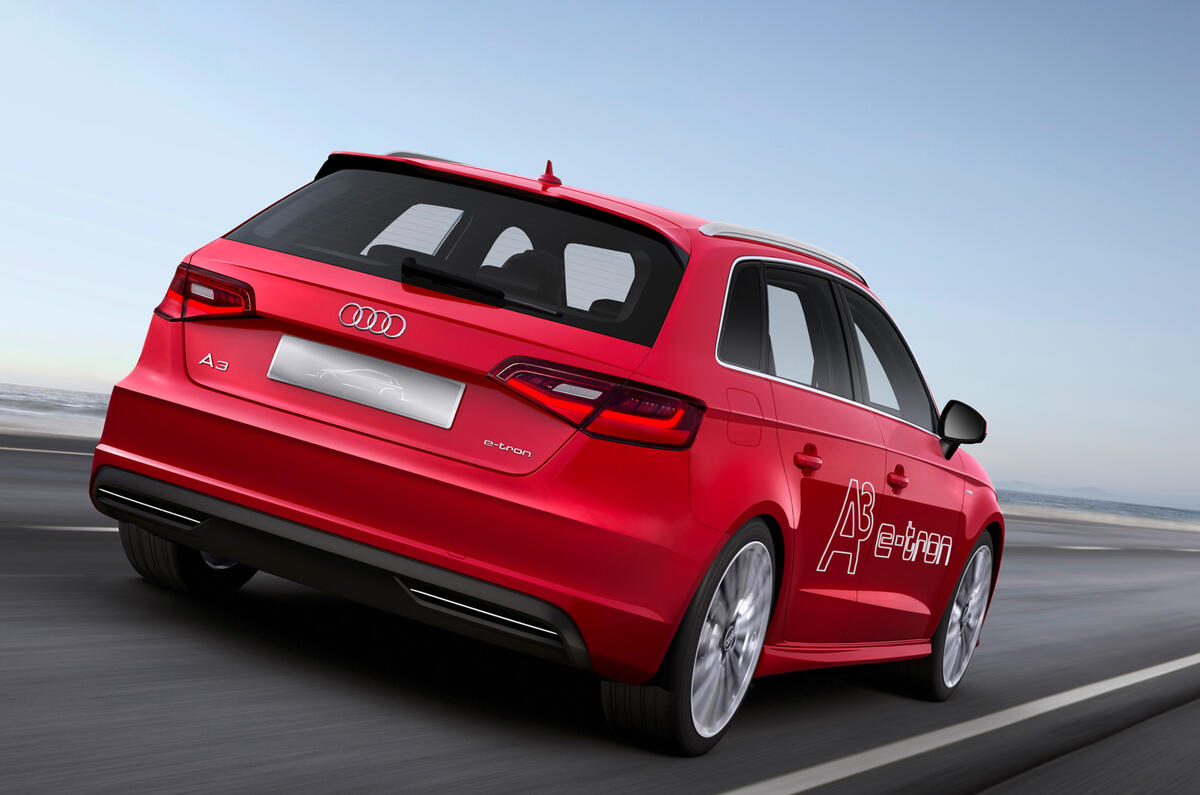 no title Audi A3 e-tron range extender hybrid to arrive in summer 2014