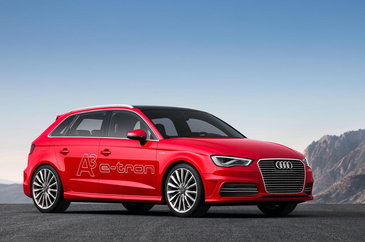 no title Audi A3 e-tron range extender hybrid to arrive in summer 2014