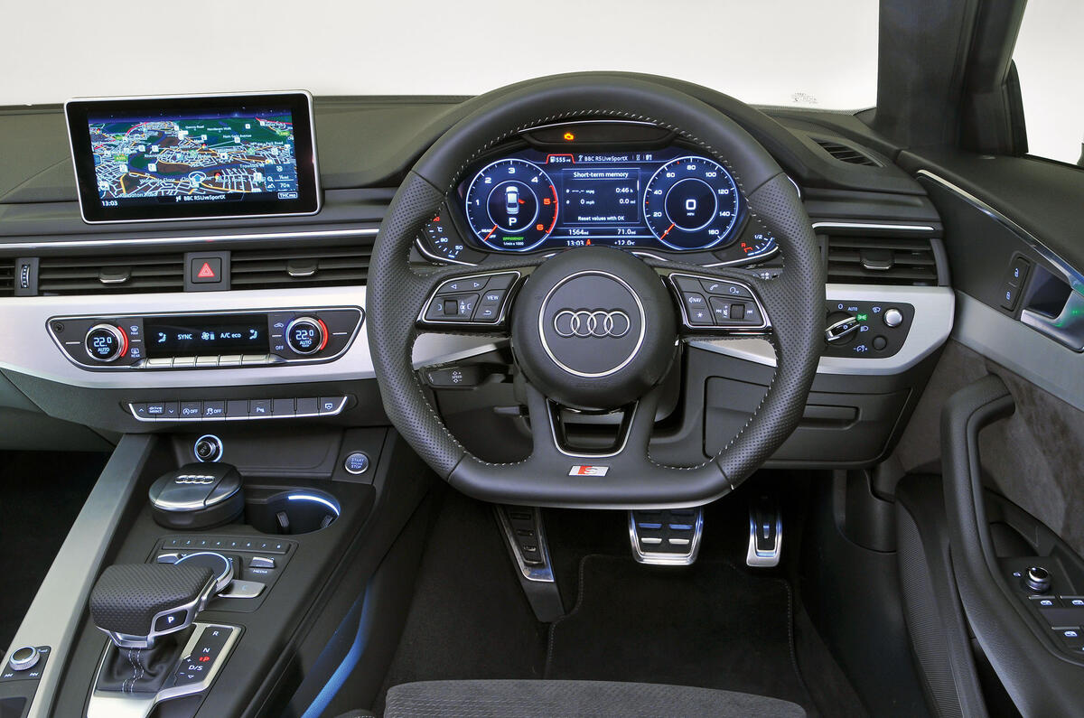 Audi A4 dashboard