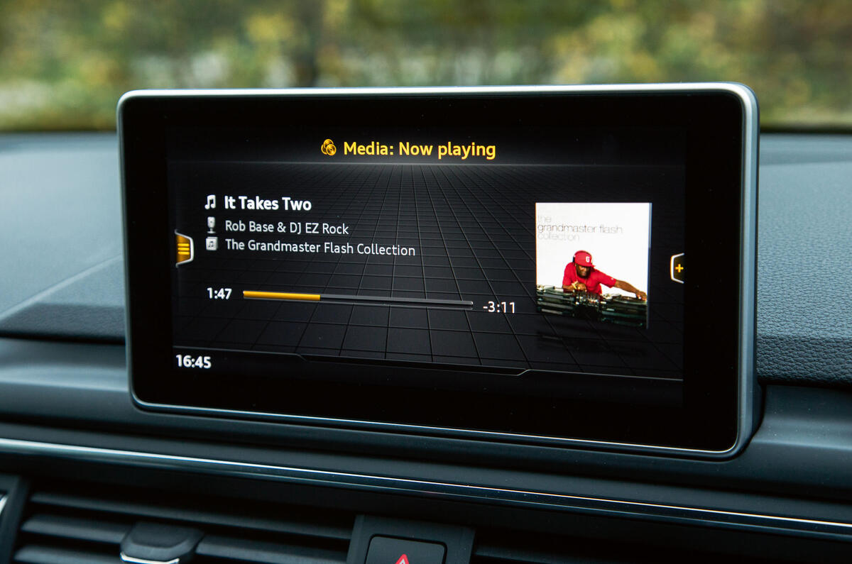 Audi A4 MMI infotainment system