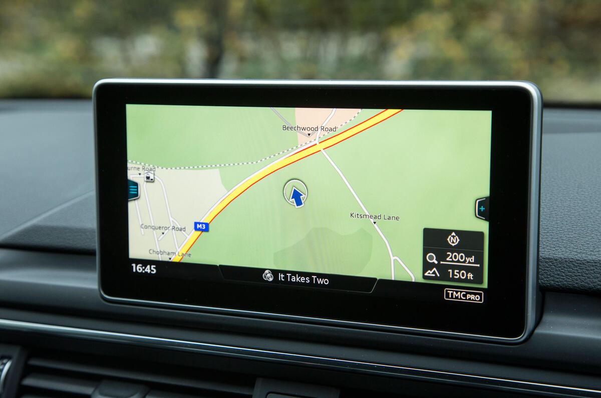 Audi A4 sat nav