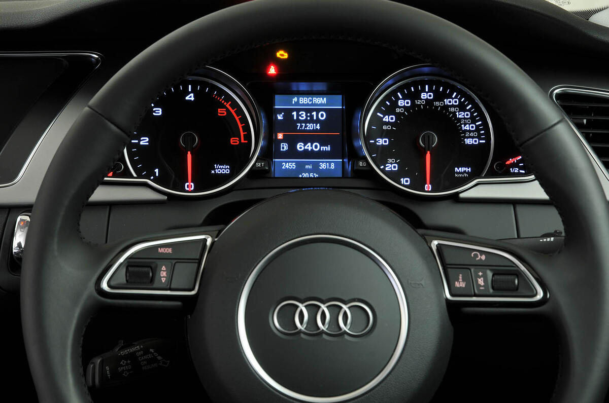 Audi A5 instrument cluster