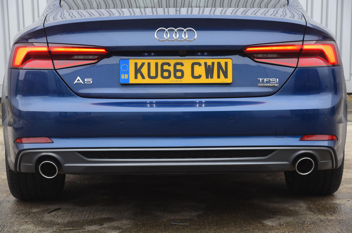 Audi A5 rear end