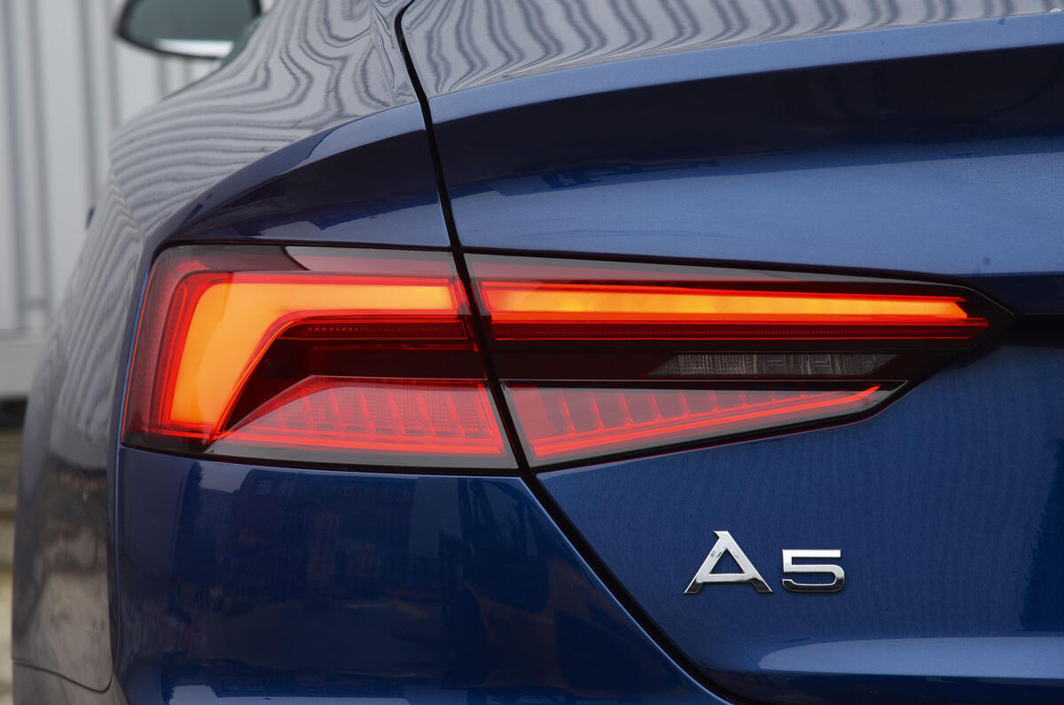 Audi A5 rear lights