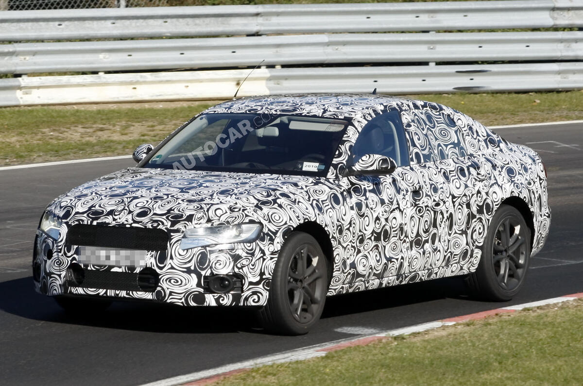 Next Audi A6 caught testing