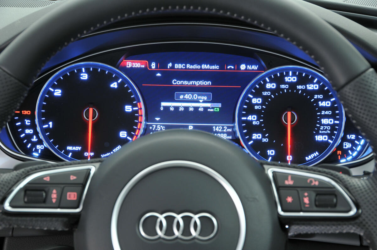 Audi A6 instrument cluster