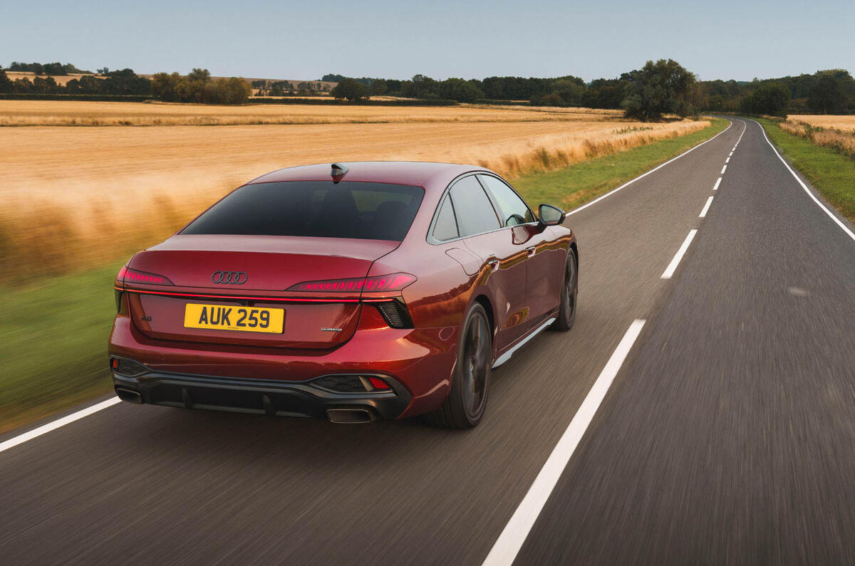 Audi A6 review 2025 03 rear tracking