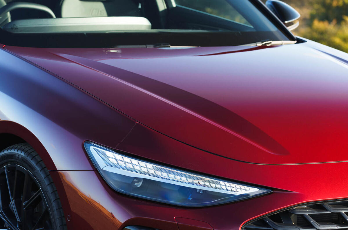 Audi A6 review 2025 05 lights and bonnet