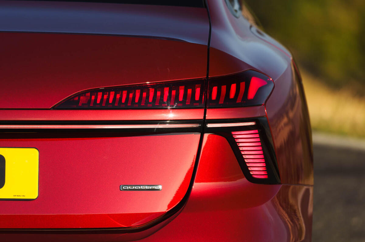 Audi A6 review 2025 09 back lights