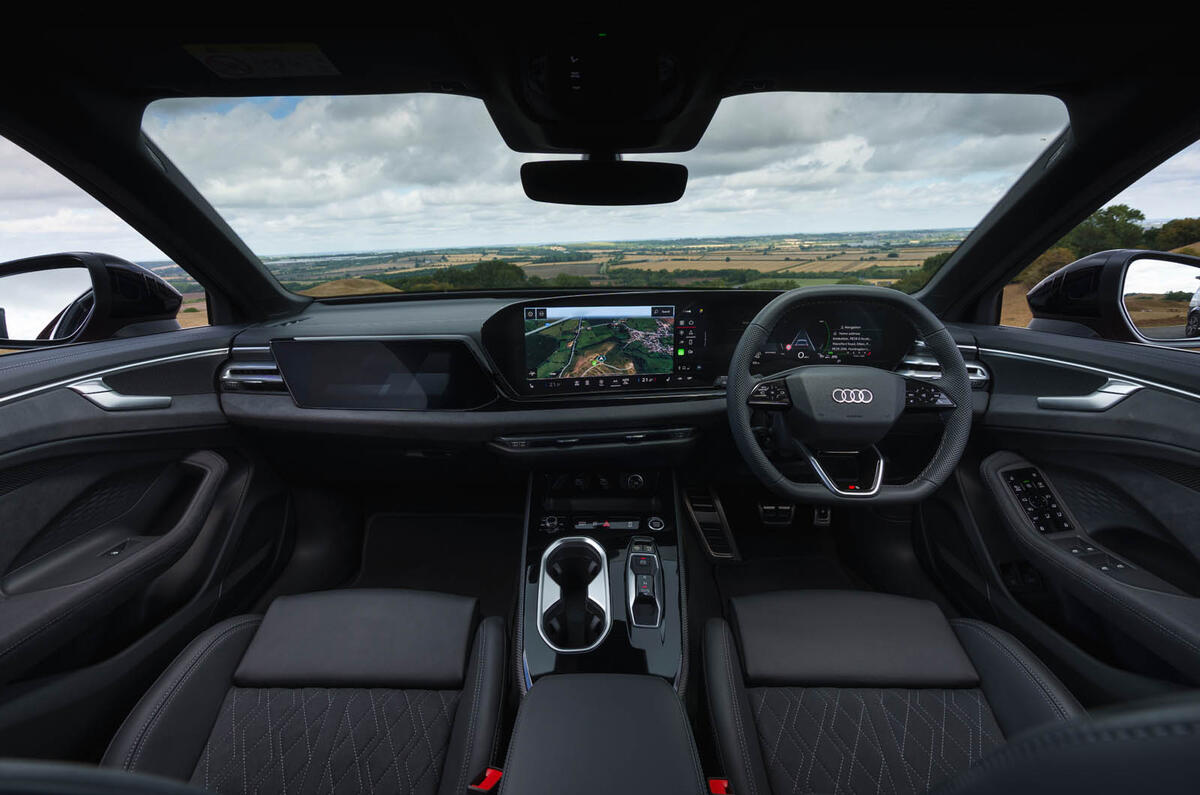 Audi A6 review 2025 11 dash