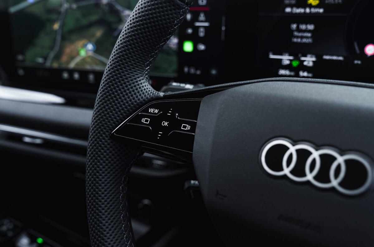 Audi A6 review 2025 17 steering wheel