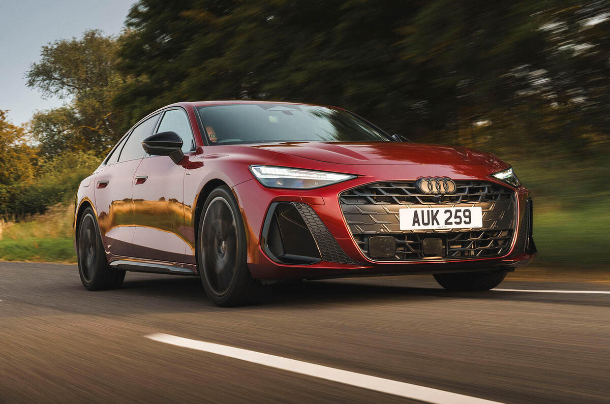 Audi A6 review 2025 29 front tracking