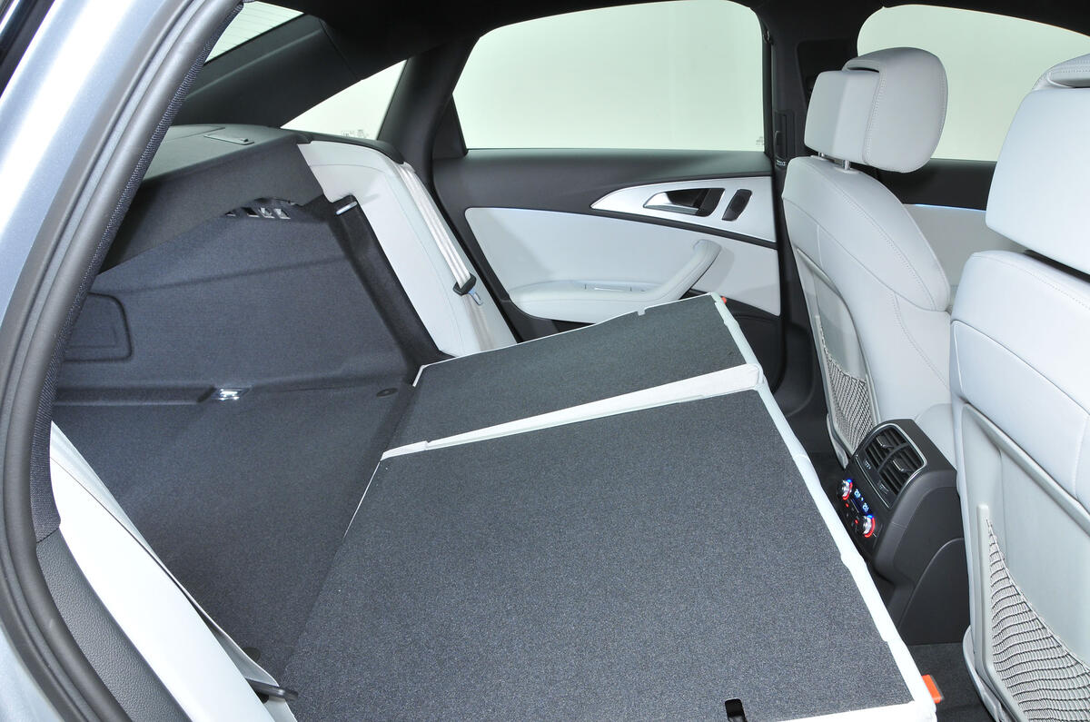 Audi A6 rear seating flexibility