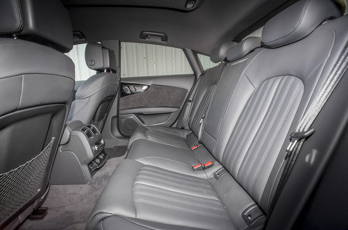 Audi A7 rear seats