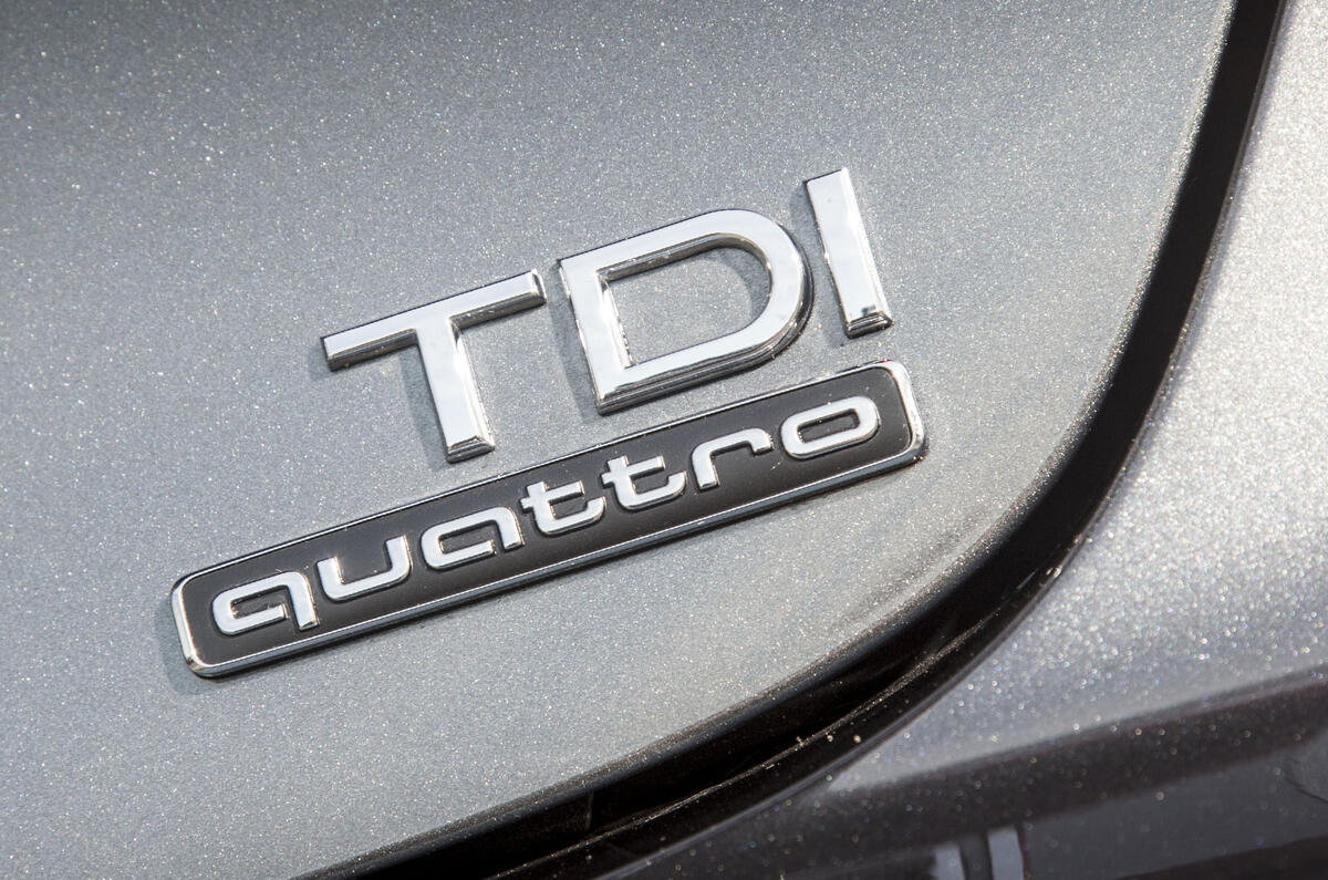 Audi A7 TDI quattro badging