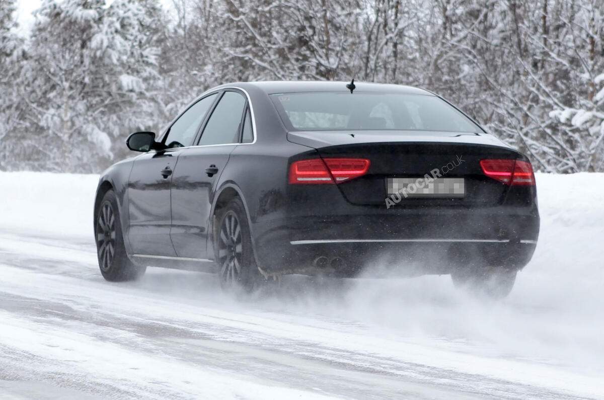 no title Audi S8 - first spy pics