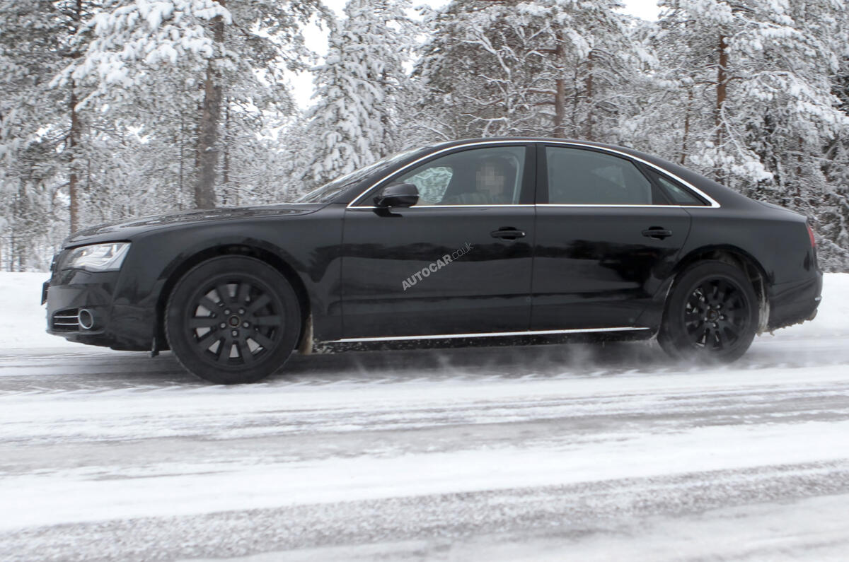 no title Audi S8 - first spy pics