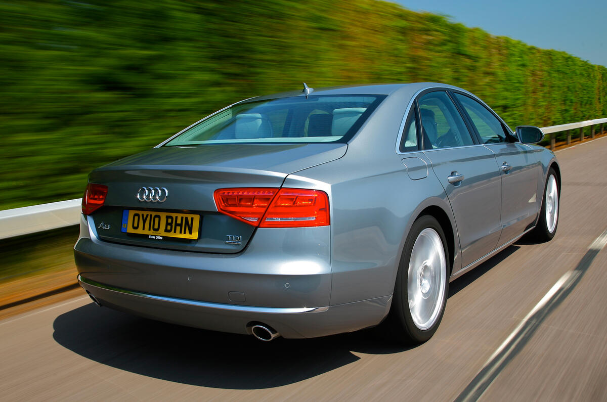Audi A8 rear end