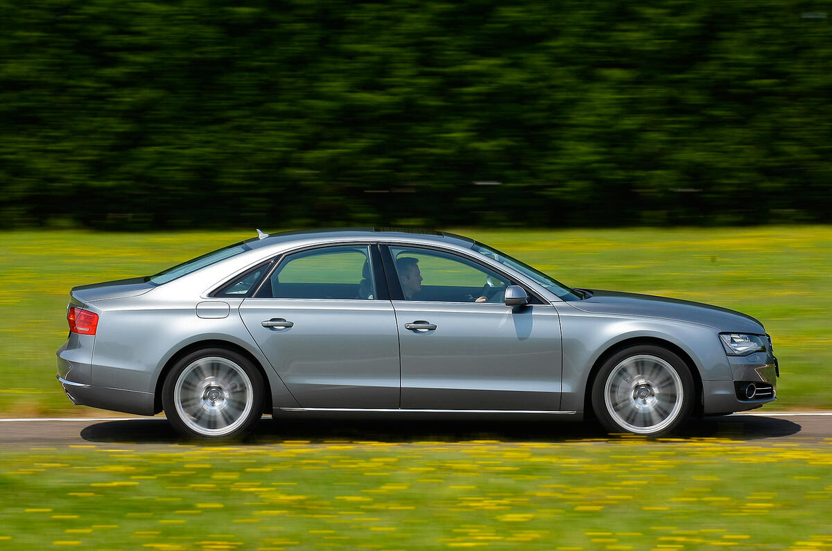 Audi A8 side profile