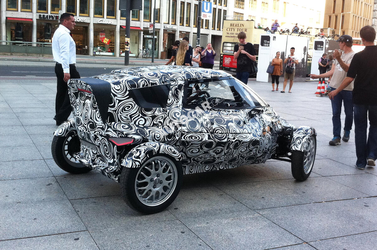 Audi's city car loses roof
