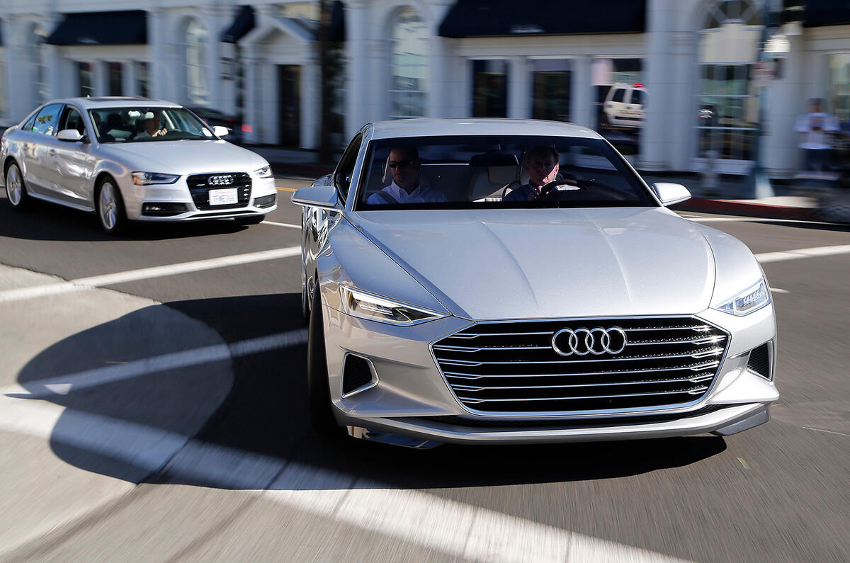 Audi’s Prologue concept car driven