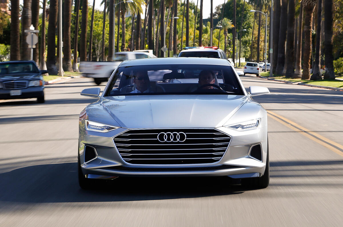Audi’s Prologue concept car driven