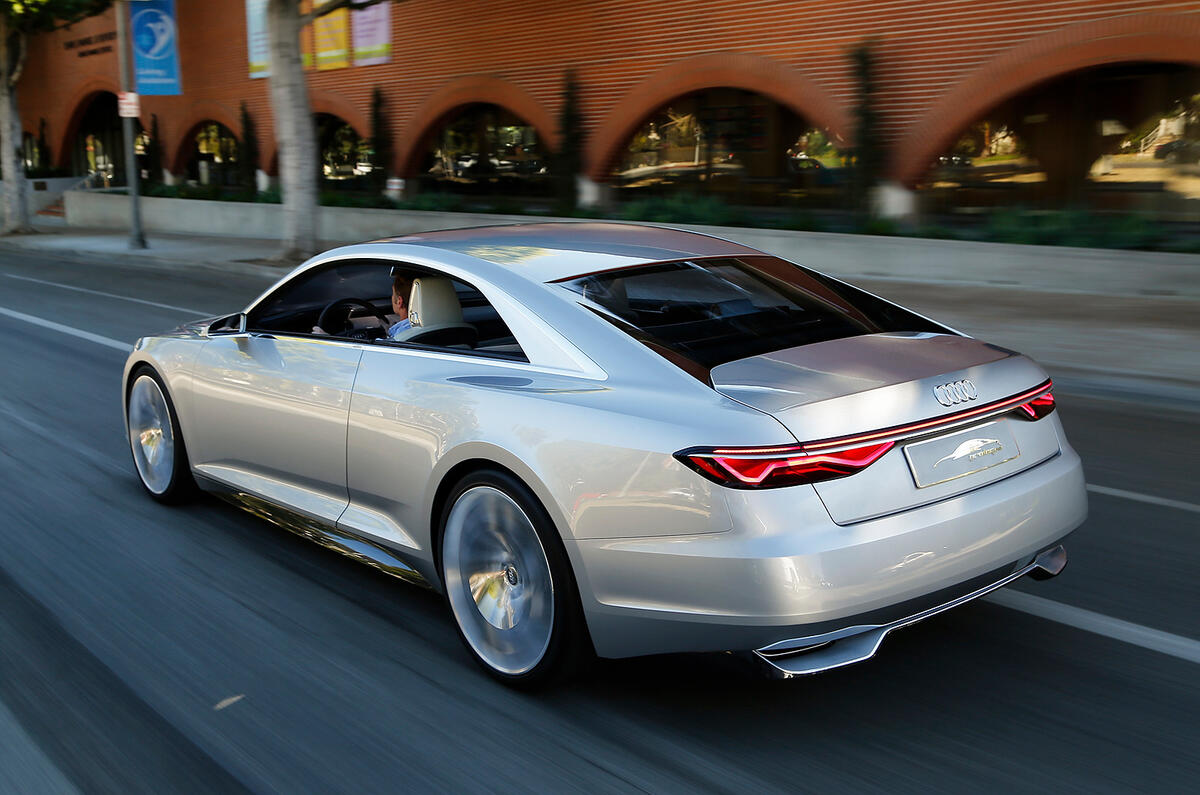 Audi’s Prologue concept car driven