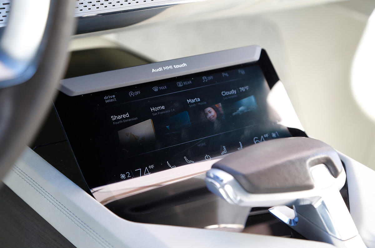 Audi’s Prologue concept car driven