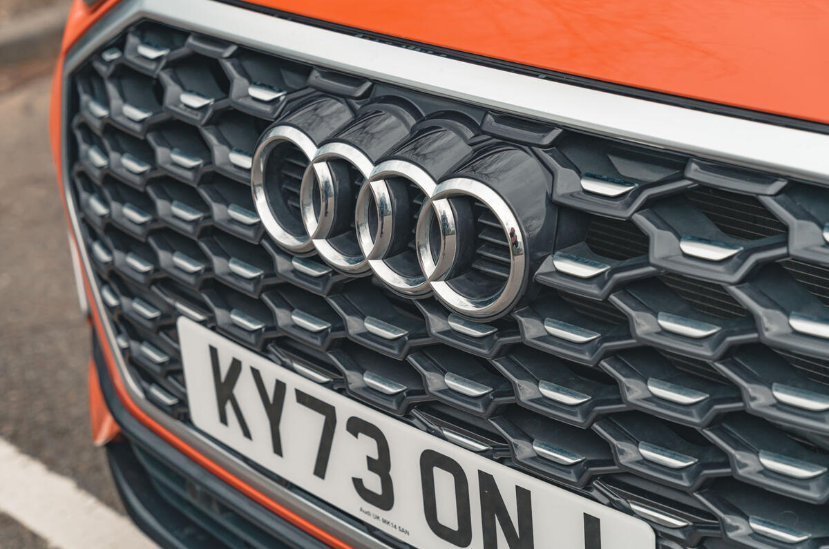 audi q3 45 tfsi sportback review 2024 05 grill audi q3 45 tfsi sportback review 2024 05 grill