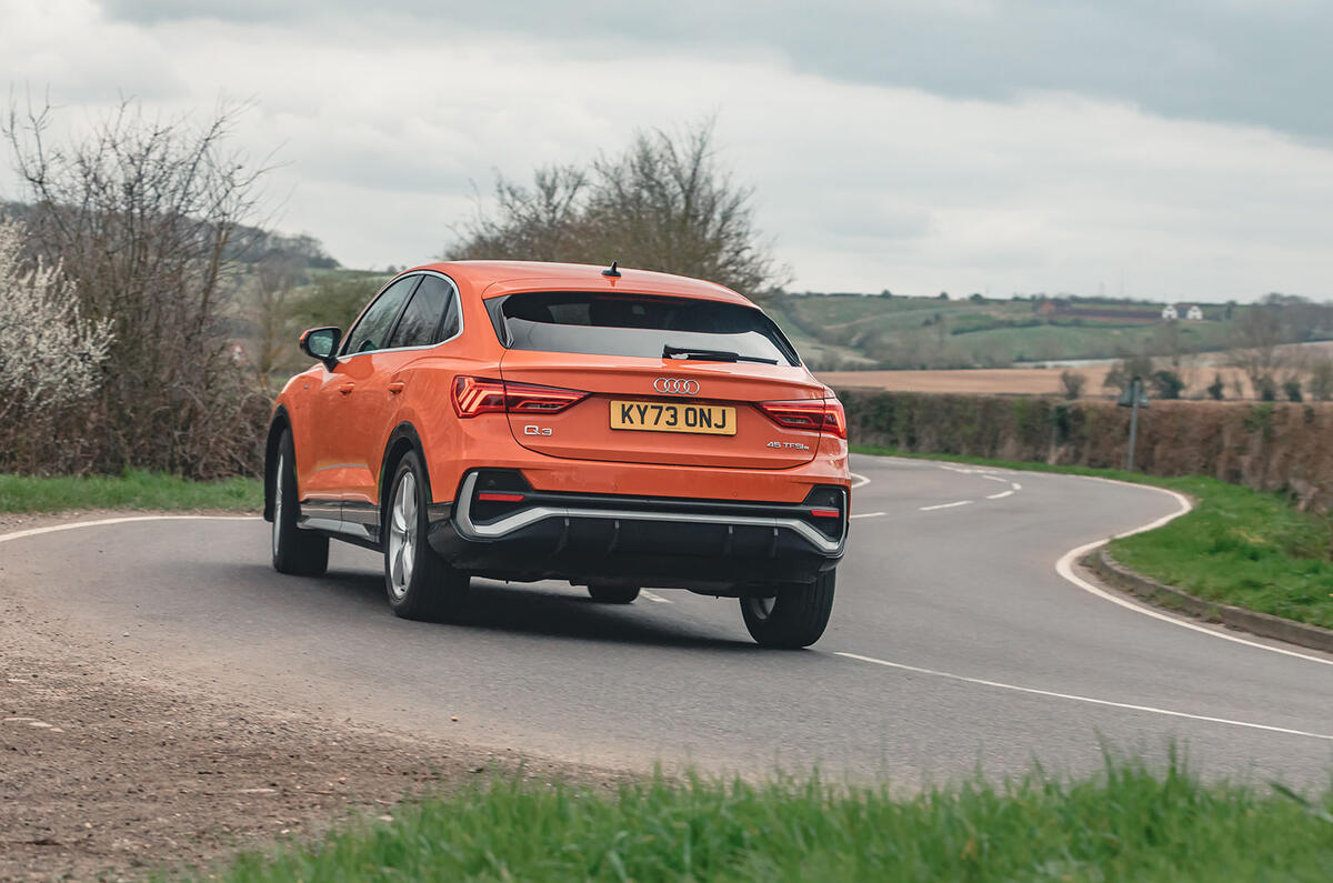 audi q3 45 tfsi sportback review 2024 21 conrering rear audi q3 45 tfsi sportback review 2024 21 conrering rear