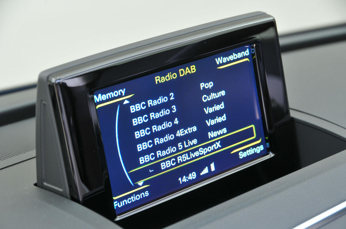 Audi Q3 MMI infotainment system