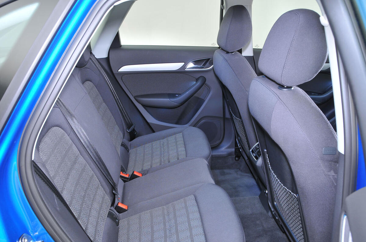 Audi Q3 rear seats