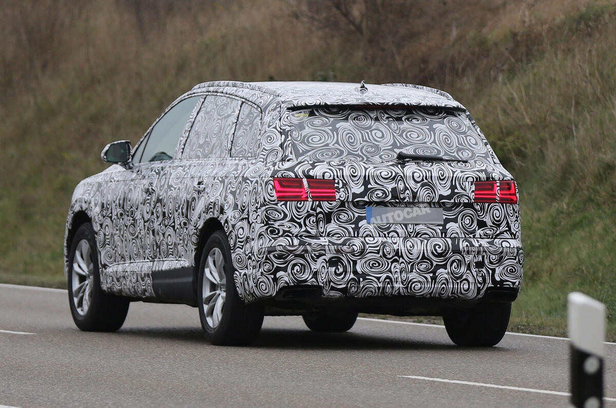 New Audi Q7 nears Detroit motor show launch New Audi Q7 nears Detroit motor show launch