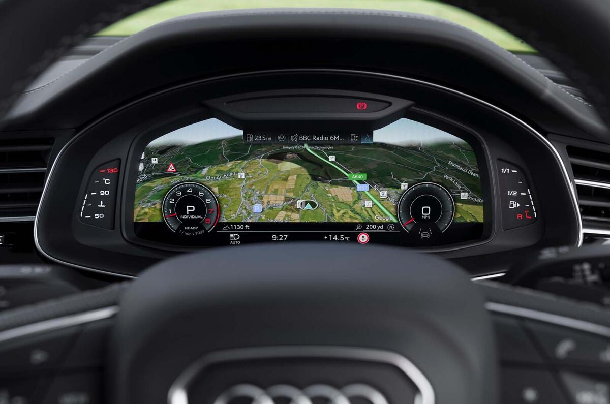 Audi Q7 virtual cockpit