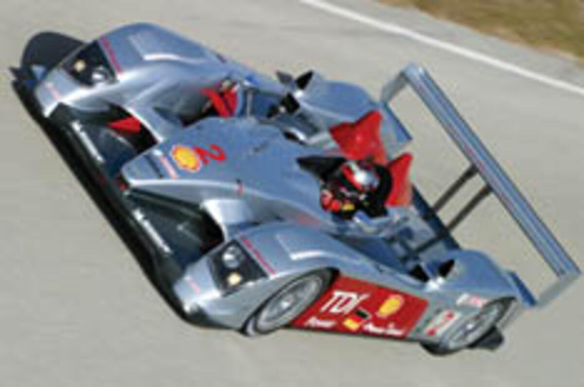 Diesel Audi racer stars on debut