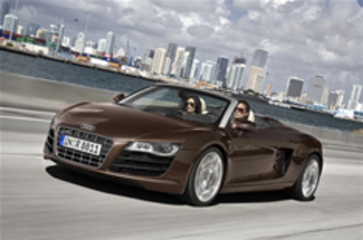 Frankfurt motor show: Audi R8 Spyder
